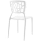 EEI-1706-WHI Astro Dining Side Chair - No Shipping Charges