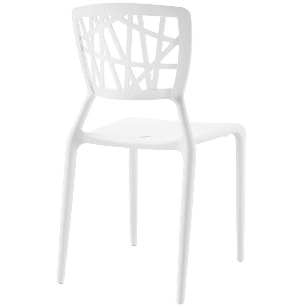 EEI-1706-WHI Astro Dining Side Chair - No Shipping Charges