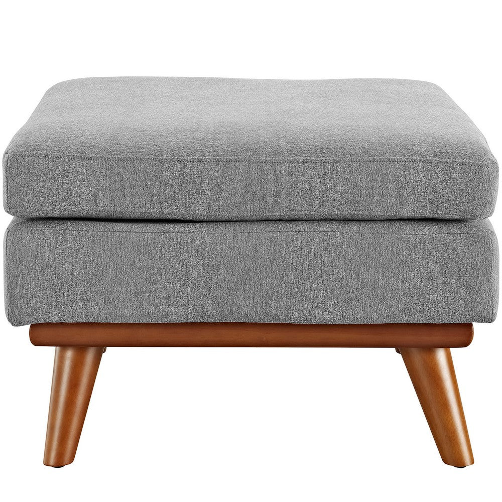 Engage Upholstered Fabric Ottoman  - No Shipping Charges