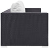 Convene Outdoor Patio Sofa by Modway| Espresso White