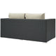 Sojourn Outdoor Patio Sunbrella® Loveseat by Modway| Canvas Antique Beige