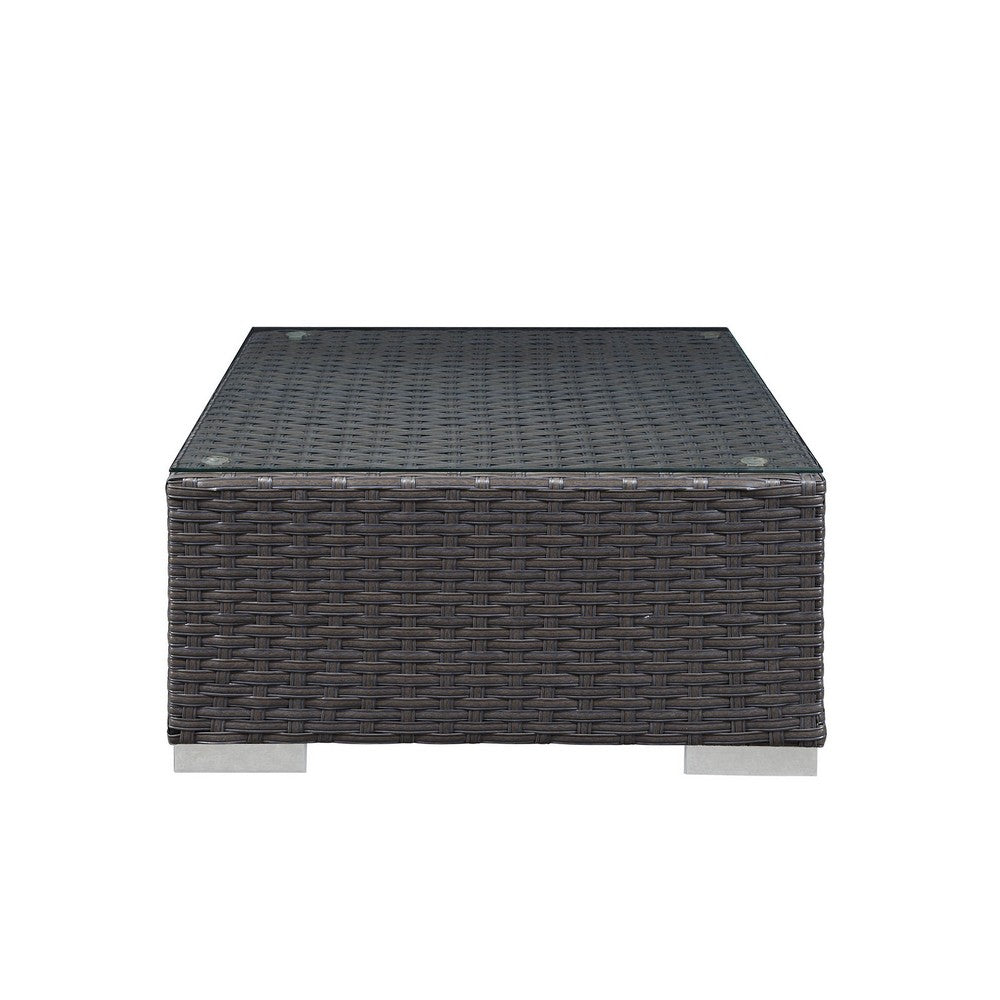 Canvas Navy Sojourn Outdoor Patio Sunbrella Ottoman - No Shipping Charges