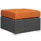 Sojourn Outdoor Patio Sunbrella? Ottoman - No Shipping Charges