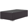 Espresso Convene Outdoor Patio Coffee Table - No Shipping Charges