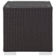 Espresso Convene Outdoor Patio Side Table - No Shipping Charges MDY-EEI-1909-EXP