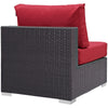 Red Convene Outdoor Patio Armless - No Shipping Charges