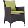 Peridot Convene Dining Outdoor Patio Armchair - No Shipping Charges