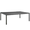 Sojourn 90" Outdoor Patio Dining Table by Modway| Chocolate