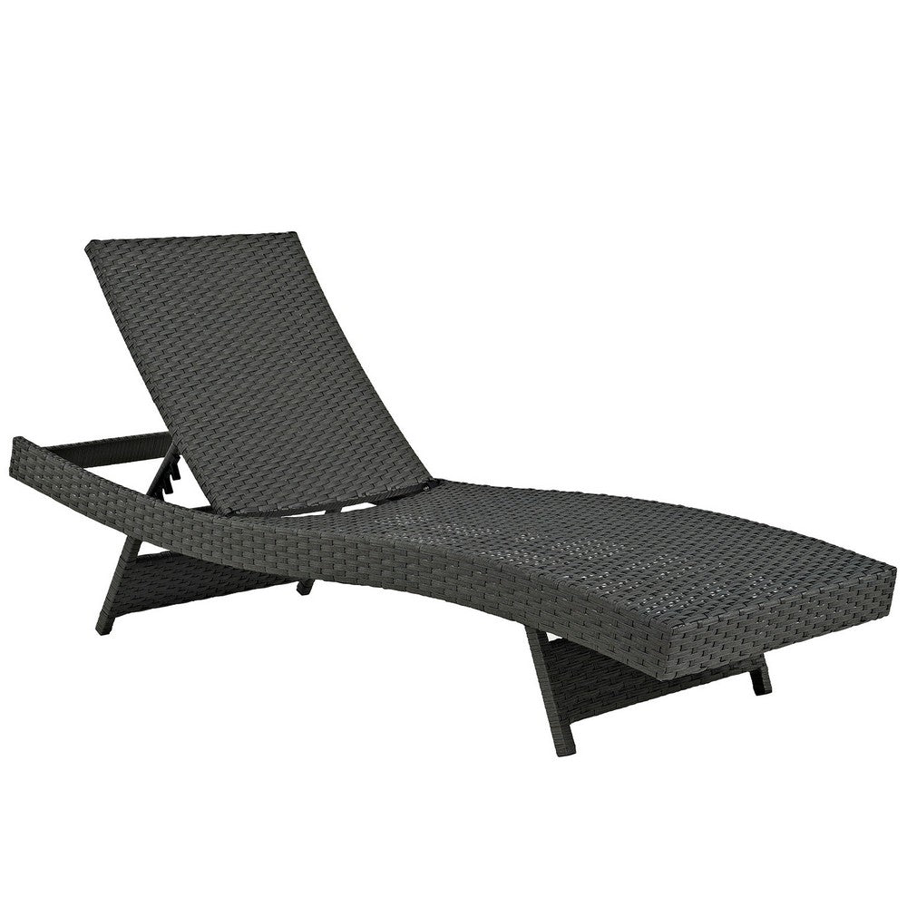 Sojourn Outdoor Patio Sunbrella® Chaise by Modway| Canvas Navy