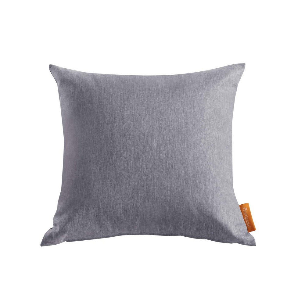 Convene 2 Piece Outdoor Patio Pillow Set by Modway| Gray