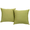 Peridot Convene Two Piece Outdoor Patio Pillow Set - No Shipping Charges