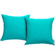 Convene 2 Piece Outdoor Patio Pillow Set by Modway| Turquoise