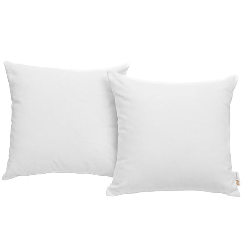 Convene 2 Piece Outdoor Patio Pillow Set by Modway| White