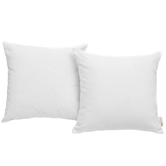 Convene 2 Piece Outdoor Patio Pillow Set by Modway| White
