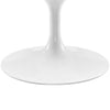 Modway Lippa Mid-Century Modern 48’’ Oval Coffee Table in White MDY-EEI-2018-WHI