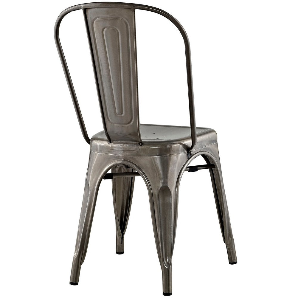 Gunmetal Promenade Side Chair - No Shipping Charges