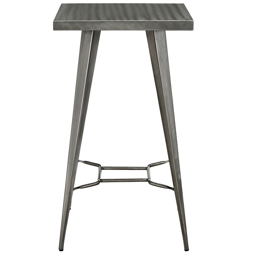 Gunmetal Direct Metal Bar Table - No Shipping Charges MDY-EEI-2037-GME