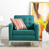 Loft Upholstered Fabric Armchair by Modway| Teal