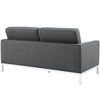 Loft Upholstered Fabric Loveseat by Modway| Gray
