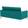 Loft Upholstered Fabric Loveseat by Modway| Teal