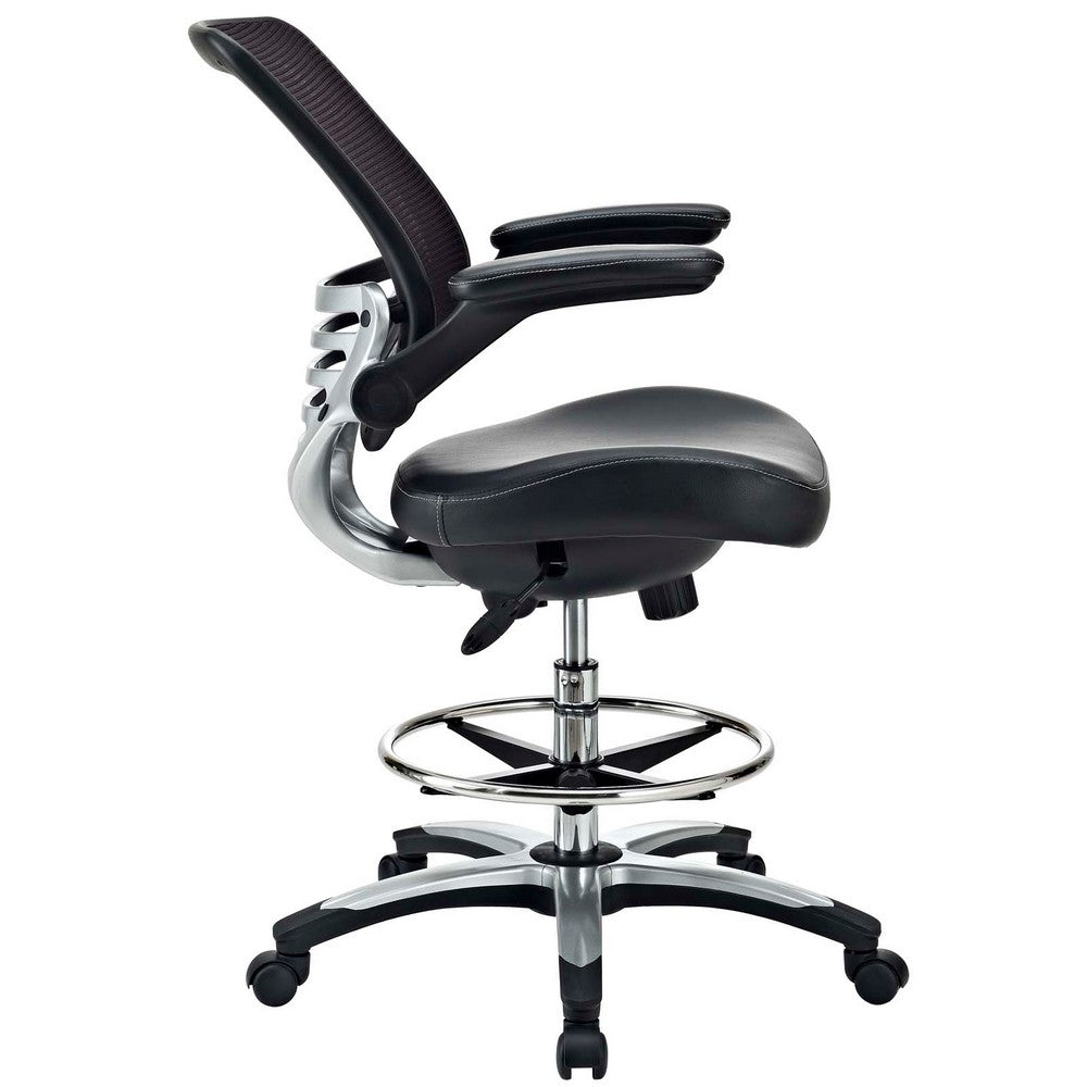 Black Edge Drafting Stool  - No Shipping Charges