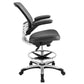 Gray Edge Drafting Chair, Gray - No Shipping Charges