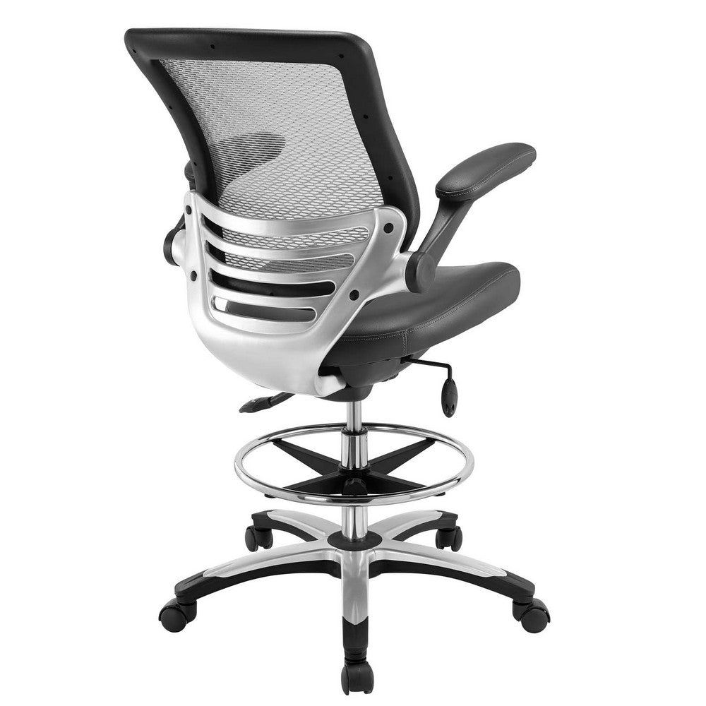 Gray Edge Drafting Chair, Gray - No Shipping Charges