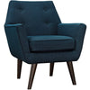 EEI-2136-AZU Posit Armchair - No Shipping Charges