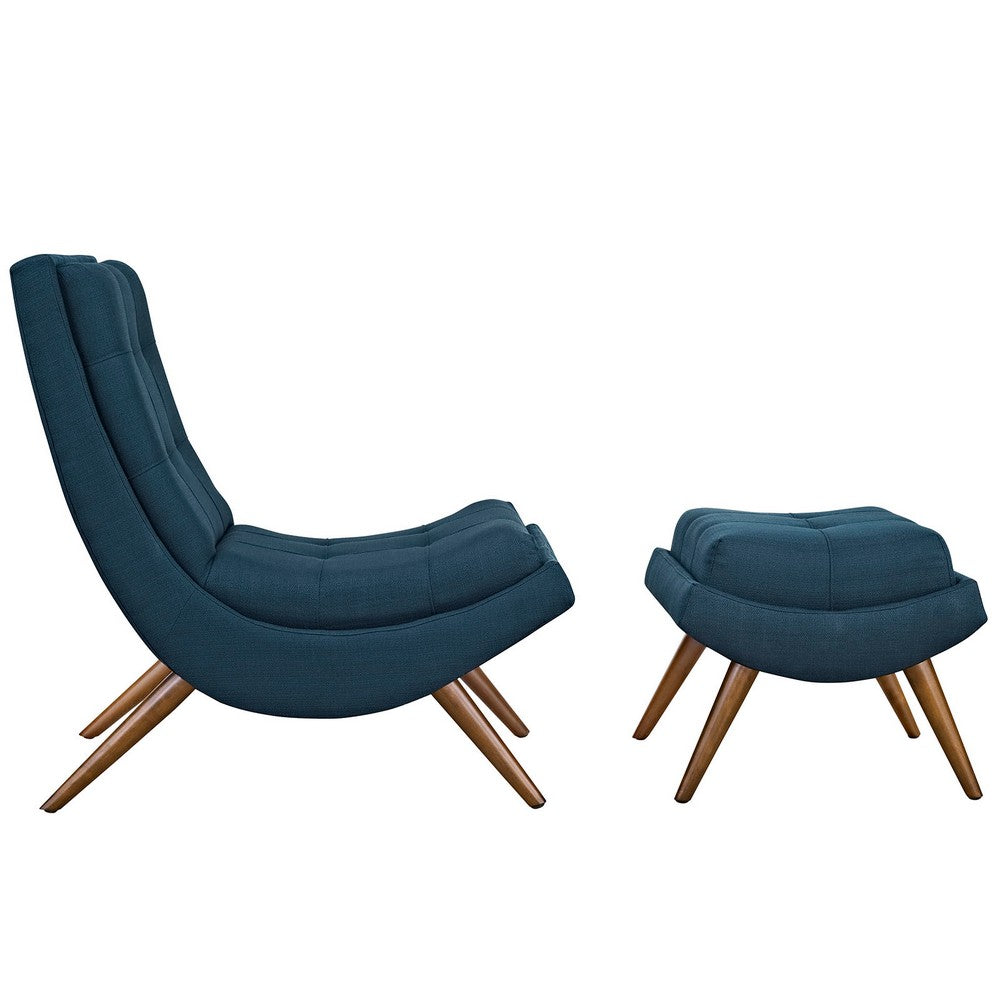 Azure Ramp Fabric Lounge Chair Set - No Shipping Charges