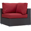 Convene 10 Piece Outdoor Patio Sectional Set MDY-EEI-2169-EXP-RED-SET