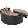 Convene Outdoor Patio Daybed by Modway| Espresso Mocha