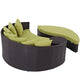 Convene Outdoor Patio Daybed by Modway| Espresso Peridot