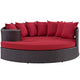 Convene Outdoor Patio Daybed by Modway| Espresso Red