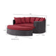 Convene Outdoor Patio Daybed by Modway| Espresso Red