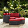 Convene Outdoor Patio Daybed by Modway| Espresso Red