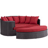 Convene Outdoor Patio Daybed by Modway| Espresso Red
