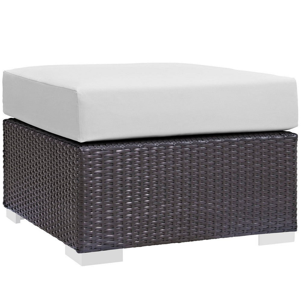 Convene 3 Piece Outdoor Patio Sofa Set by Modway| Espresso White