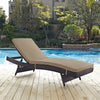 Mocha Convene Outdoor Patio Chaise - No Shipping Charges
