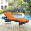 Orange Convene Outdoor Patio Chaise - No Shipping Charges