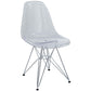 Paris Dining Side Chair, Clear - No Shipping Charges