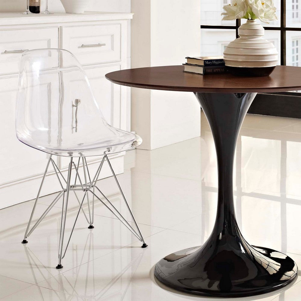 Paris Dining Side Chair, Clear - No Shipping Charges