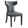 Modway Curve Vegan Leather Dining Chair |No Shipping Charges