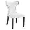 Curve Fabric Dining Chair  - No Shipping Charges