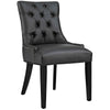 Regent Vinyl Dining Chair, Black - No Shipping Charges