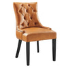 Regent Tufted Vegan Leather Dining Chair  - No Shipping Charges