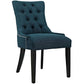 Regent Fabric Dining Chair, Azure - No Shipping Charges