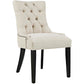 Regent Fabric Dining Chair, Beige - No Shipping Charges