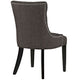 Regent Tufted Fabric Dining Chair by Modway| Brown