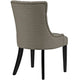 Regent Tufted Fabric Dining Chair by Modway| Granite