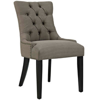 Regent Tufted Fabric Dining Chair by Modway| Granite